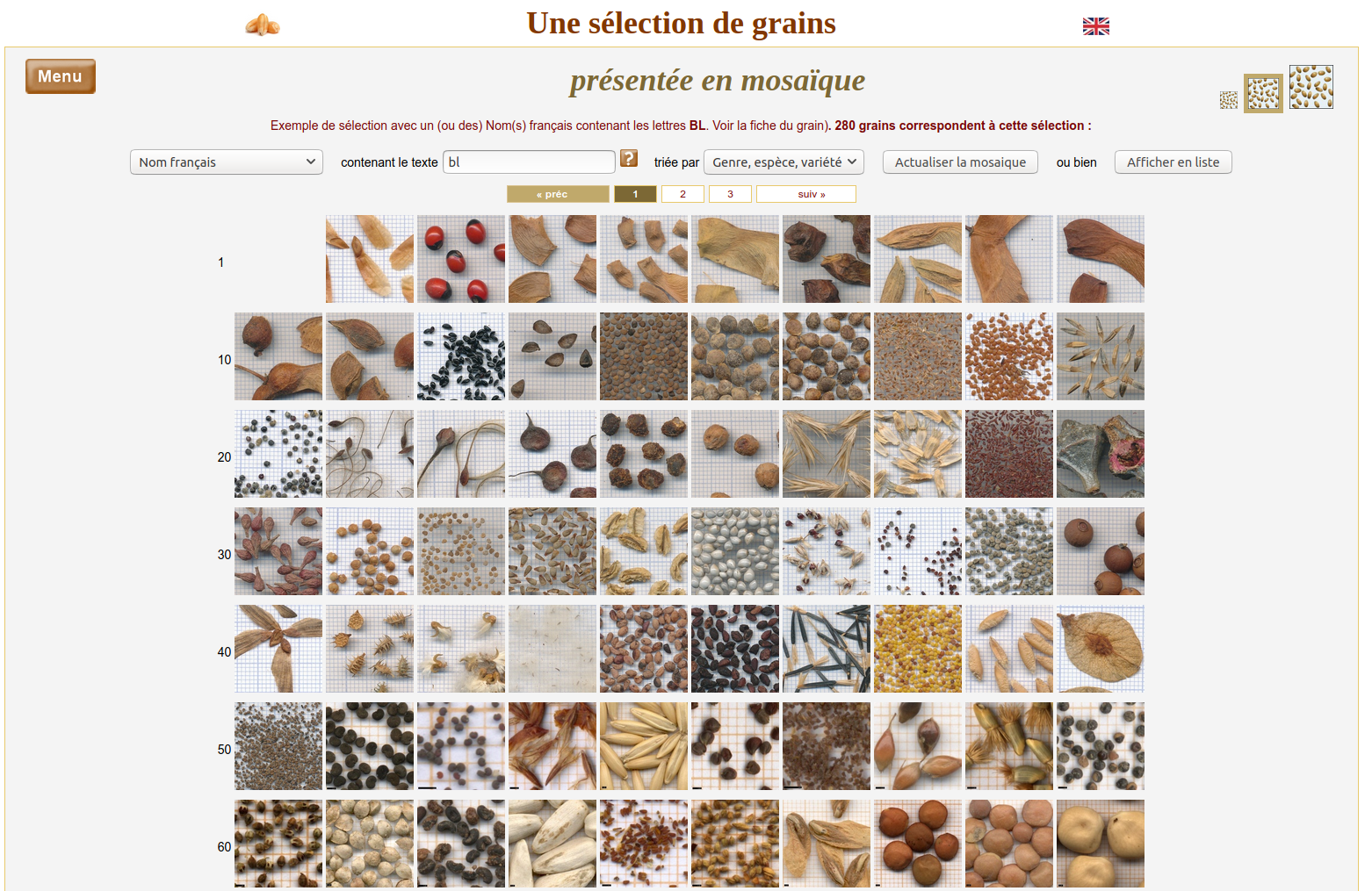 Collection de graines – Tela Botanica