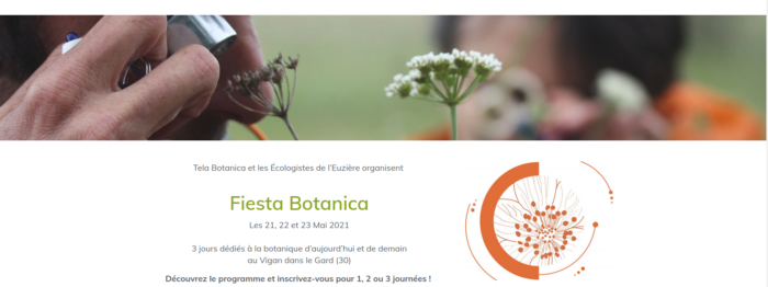 Page d'accueil du site fiesta.tela-botanica.org