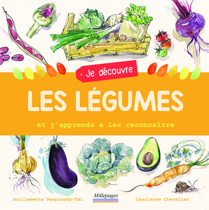 couverture Je découvre les légumes et j'apprends à les reconnaître