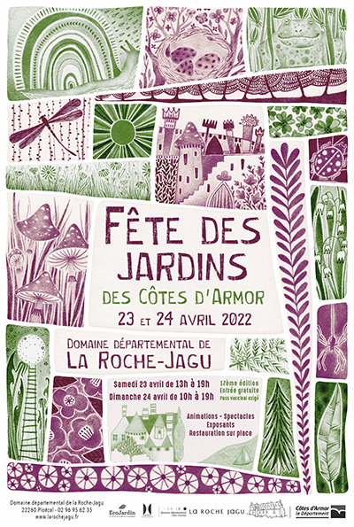 Affiche FETE DES JARDINS - ROCHE JAGU