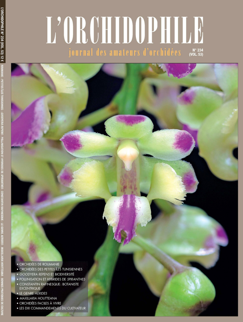 couverture Orchidophile n]234