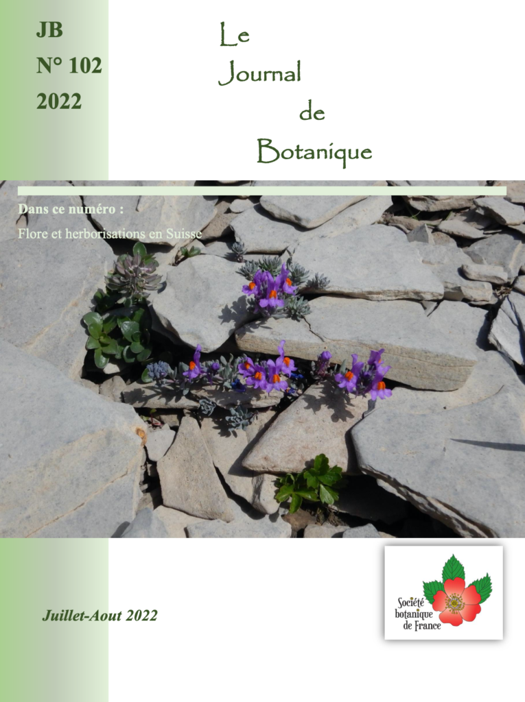 couverture Le Journal de botanique n°102