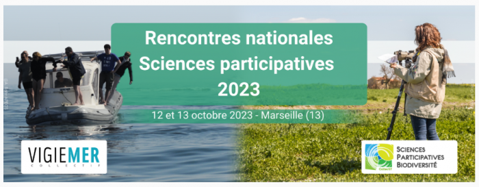 Rencontre nationales Science participatives 2023 - Affiche