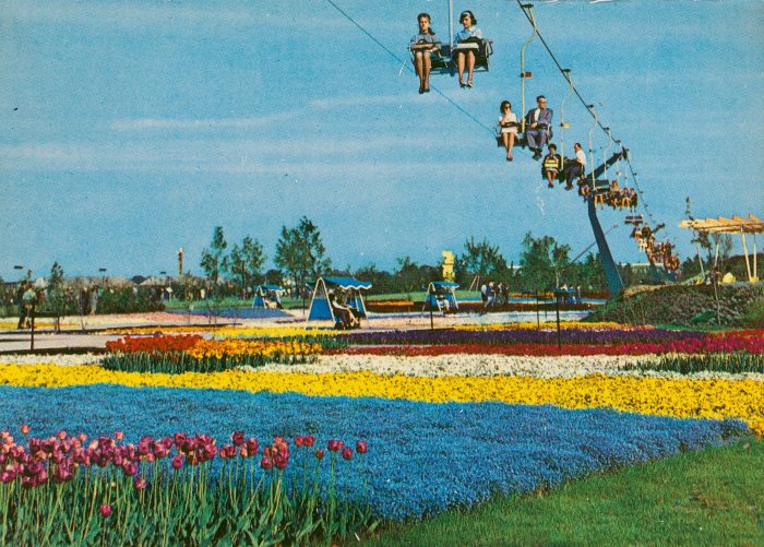 Donaupark, Vienna International Garden Exhibition, WIG 64, 1964. photo Birgit and Peter Kainz, Vienna Museum.