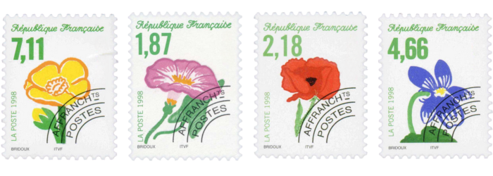 Collection Timbres Fleurs sauvages