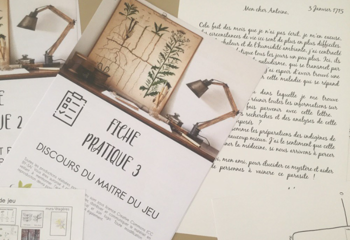 Aperçu des supports de l'escape game Enigma Botanica - Tela Botanica CC BY-SA 2.0