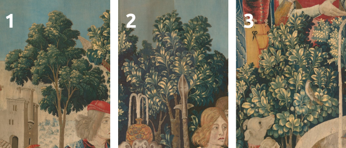 Détails de la tapisserie