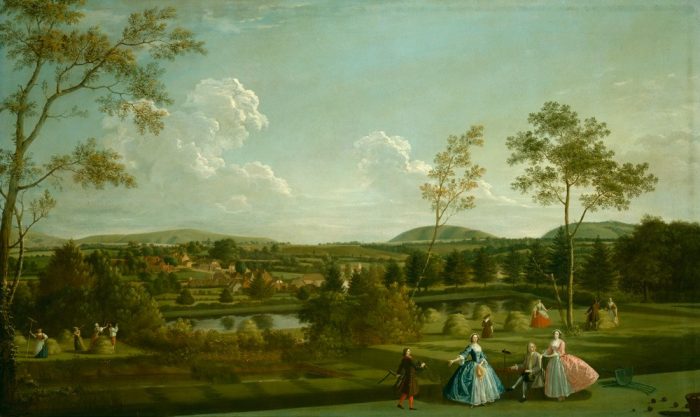 Edward Haytley (1713-1764), The Montagu Family at Sandleford Priory (Berkshire) 1744, collection particulière