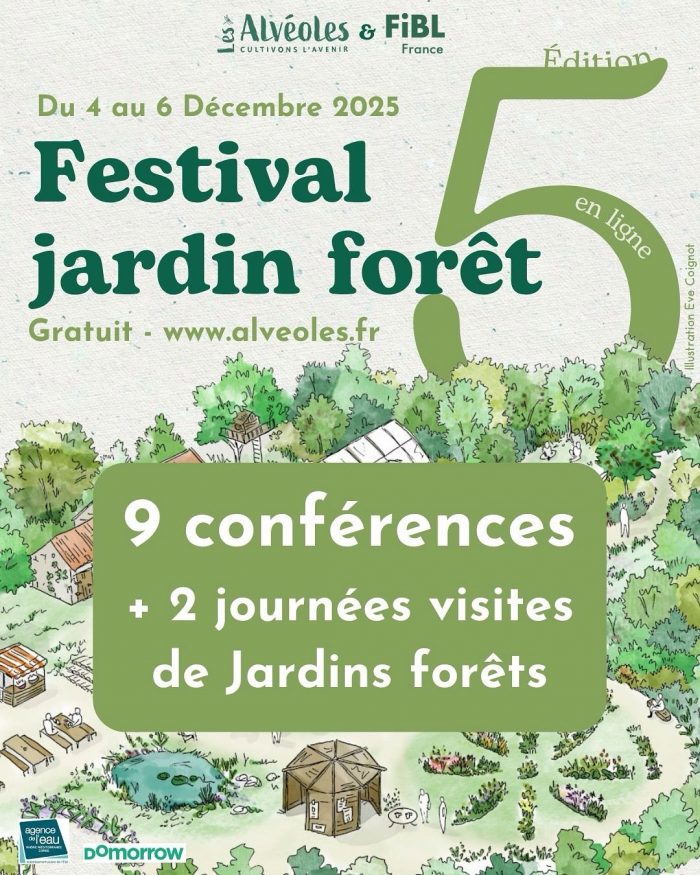 Affiche du festival Jardin Forêt des Alvéoles - 2025