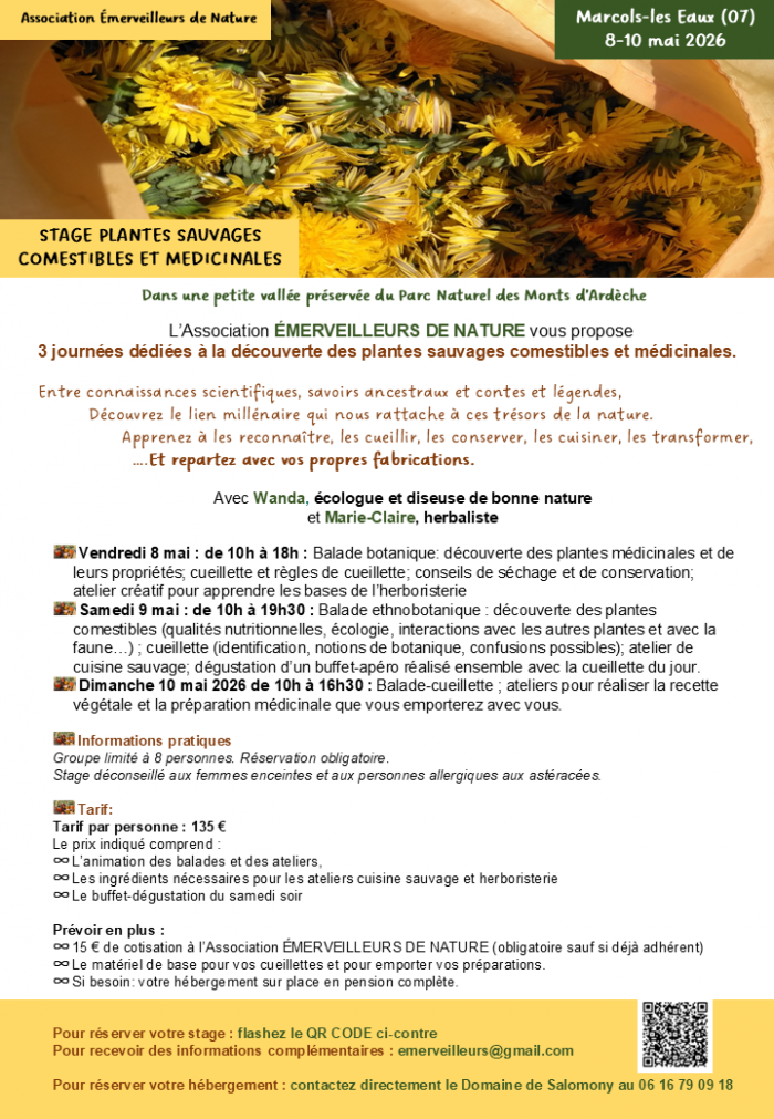 20260128 FLYER PLANTES MEDICINALES ET COMESTIBLES - QRCODE