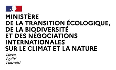 logotype Ministère de la Transition écologique, de la Biodiversité et des Négociations internationales sur le Climat et la Nature